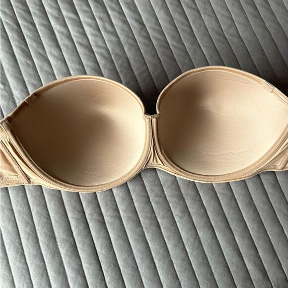 ThirdLove 24/7 Classic Strapless Bra Nude Size 34F - Picture 5 of 8